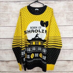 Wu-Tang Sweater Hulu Size 3XL Christmas Born Of Shaolin XXXL